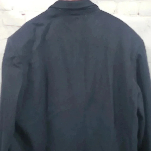 Vintage Conte di Milano Double Breasted Navy Wool Cashmere Trench Coat Men's L44 - Picture 11 of 17